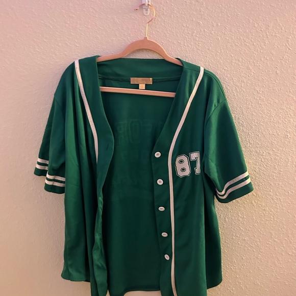 Los Angeles California Green Baseball jersey - Picture 3 of 3